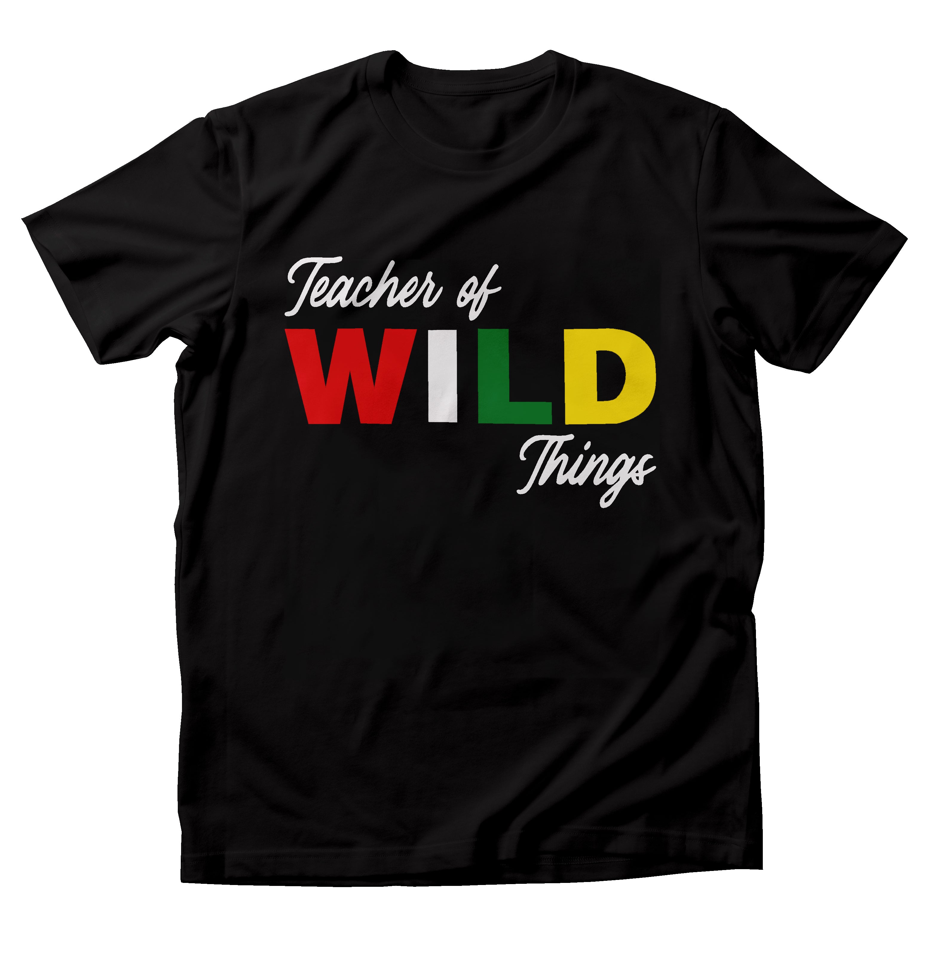 I Teach Wild Things Adult's Baseball T-Shirt